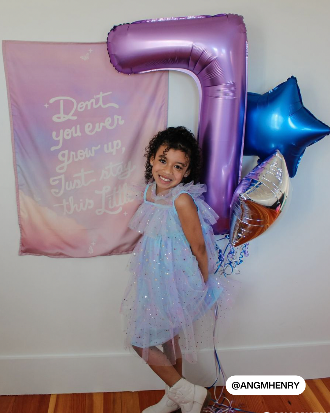 TS Long Live / Never Grow Up Reversible Banner