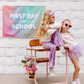 First / Last Day of School (Rainbow) Reversible Banner