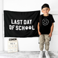 First / Last Day of School (Black) Reversible Banner