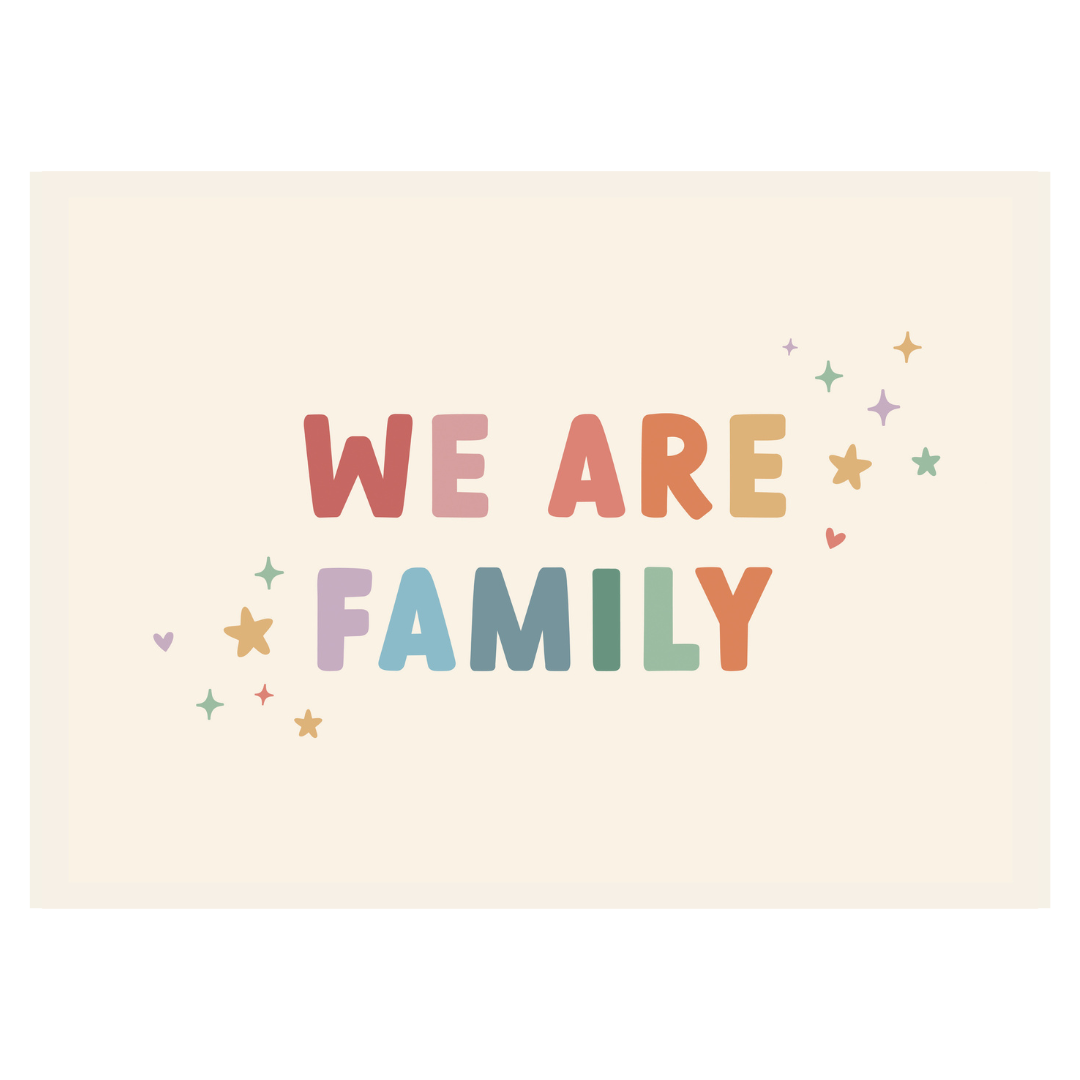 We Are Family Banner (Rainbow) – Cherrypick