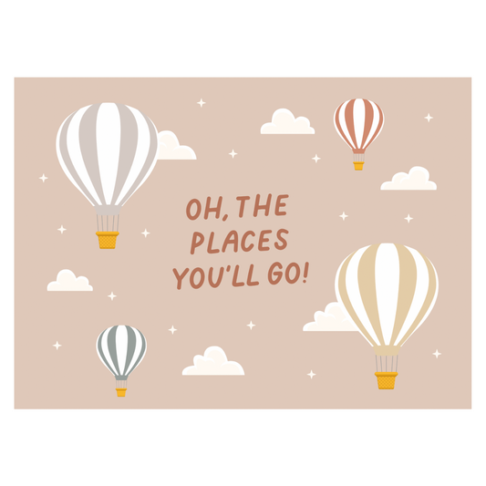Oh The Places You'll Go Banner (Neutral)