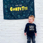 Cue The Confetti Banner (Neon)