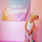Long Live Summer Banner (Pink)