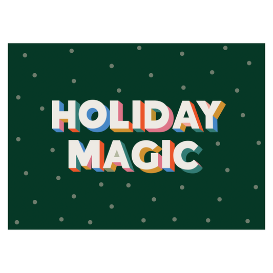 Holiday Magic Banner (Green)