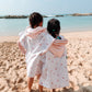 Kids Hooded Beach Poncho - Quick Dry Pool & Swim Towel
