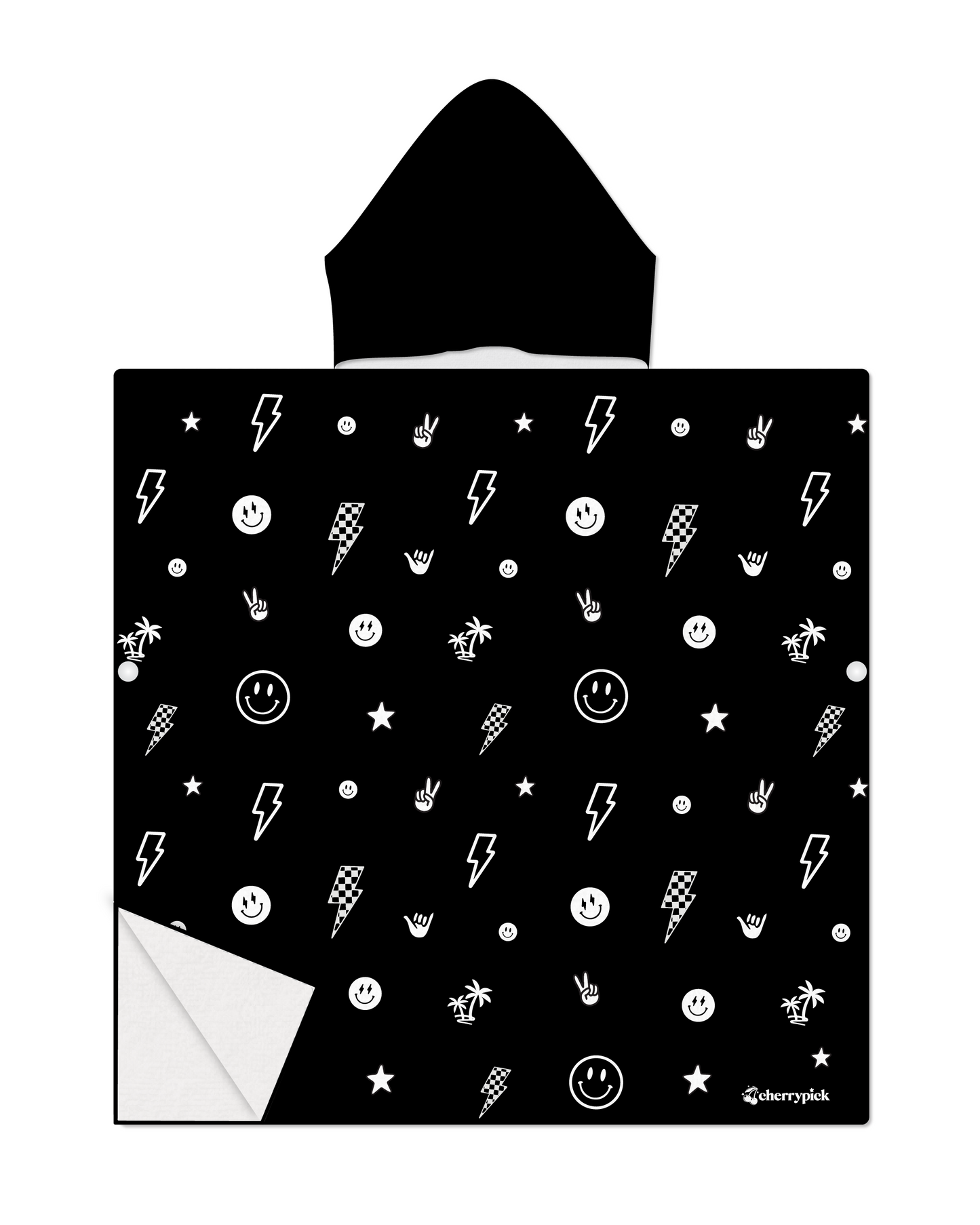 Kids Hooded Beach Poncho - Quick Dry Pool & Swim Towel