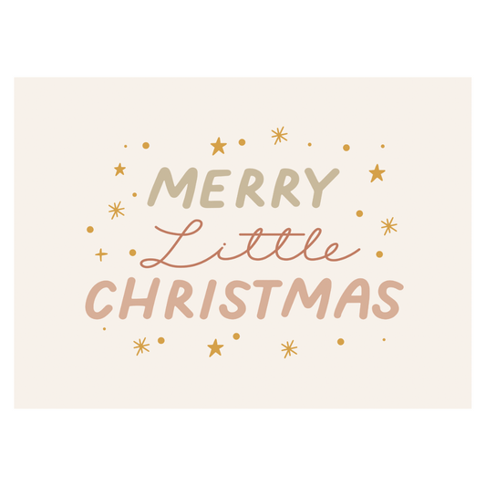 Merry Little Christmas Banner