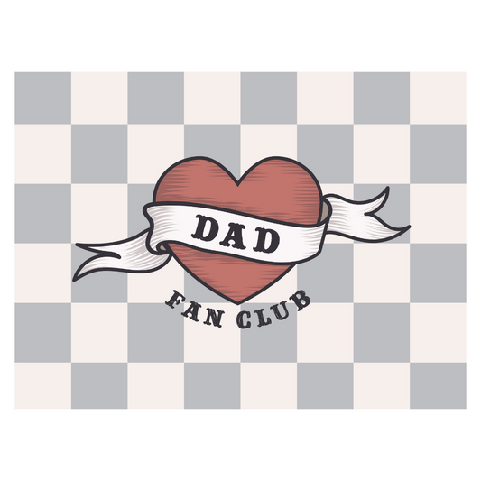 Dad Fan Club Banner
