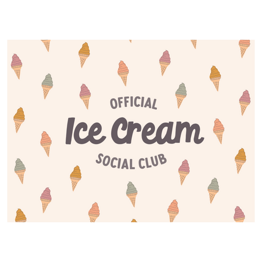 Ice Cream Social Club Banner
