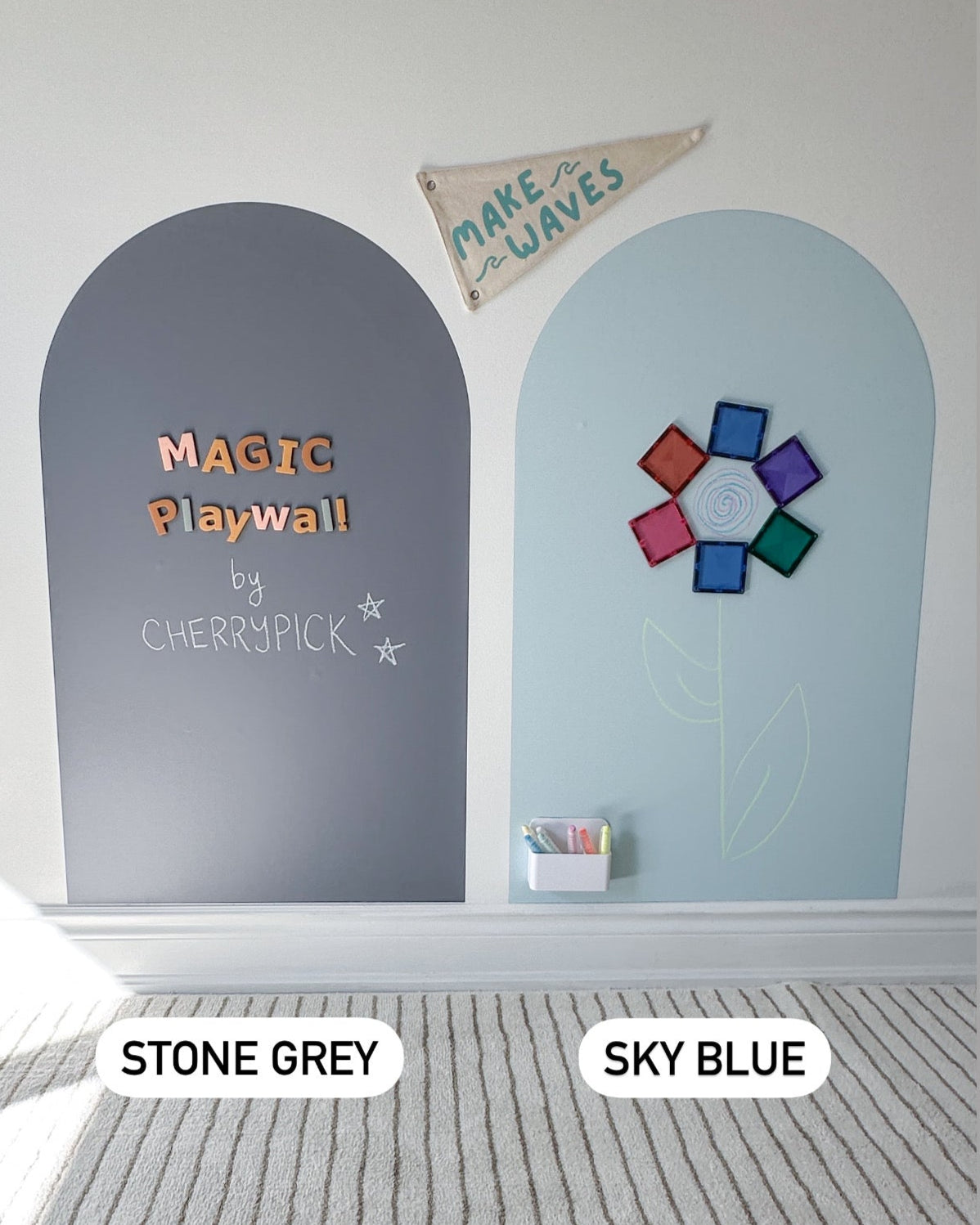 Magic Playwall - Arch Magnetic Wall Decal for Kids