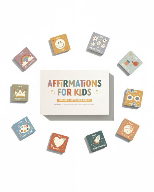 Affirmations for Kids Memory Matching Game