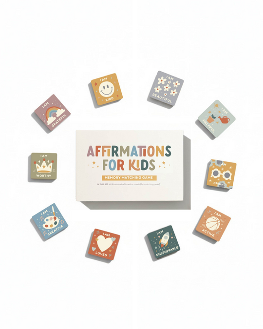 Affirmations for Kids Memory Matching Game