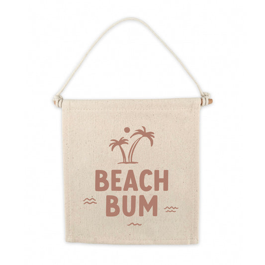 Beach Bum Canvas Hang Sign