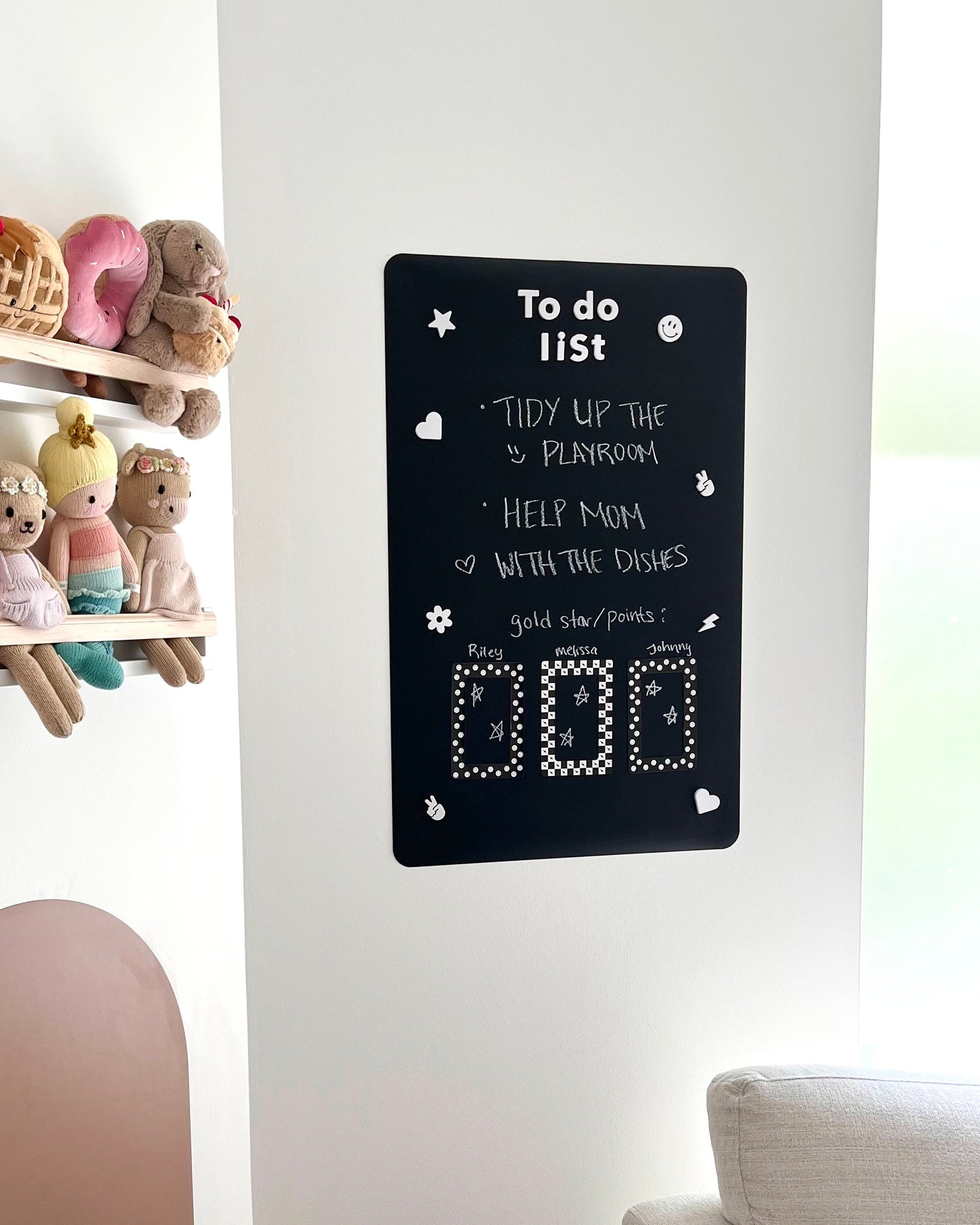Magic Playwall - Rectangle Magnetic Wall Decal for Kids