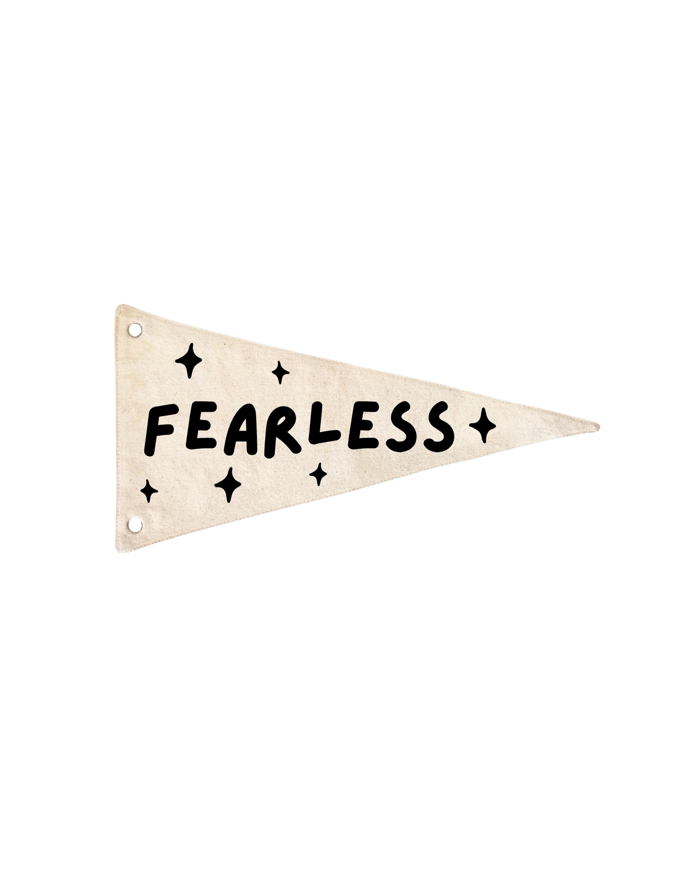 Fearless Canvas Pennant Flag