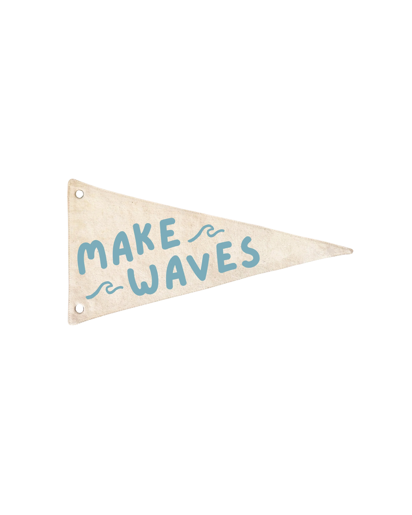 Make Waves Canvas Pennant Flag
