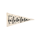 Fa La La La La Christmas Canvas Pennant Flag