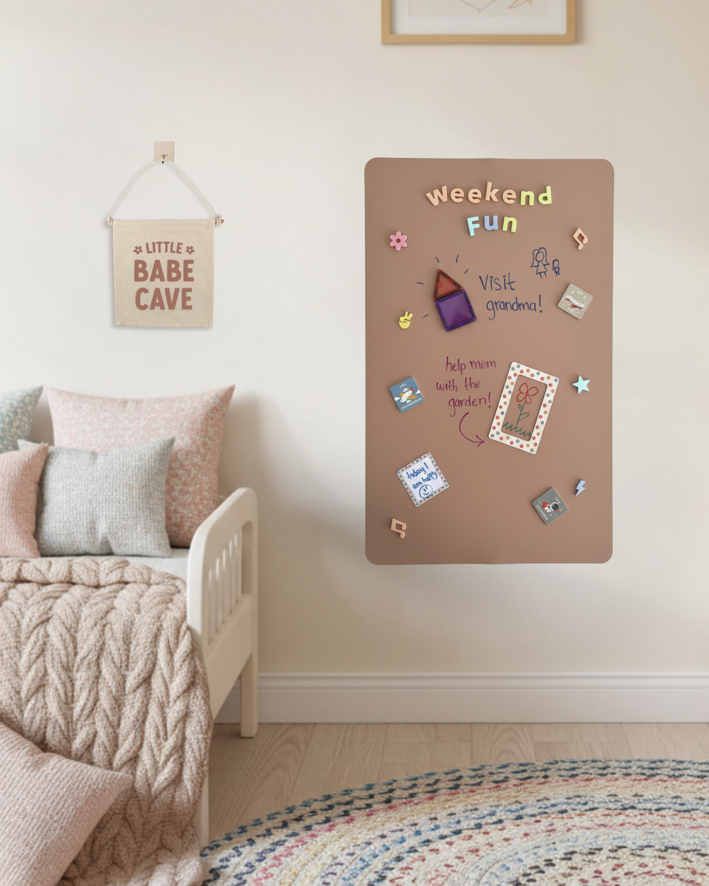 Magic Playwall - Rectangle Magnetic Wall Decal for Kids