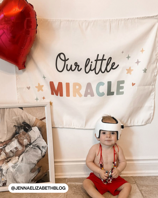 Our Little Miracle Banner (Rainbow)