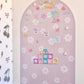 MEGA Magic Playwall - Arch Magnetic Wall Decal for Kids