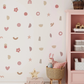 Peel & Stick Fabric Wall Stickers - Abstract Shapes (Girly)