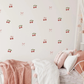Peel & Stick Fabric Wall Stickers - Cherries & Bows