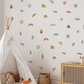 Peel & Stick Fabric Wall Stickers - Abstract Shapes (Earthy)