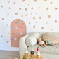 Peel & Stick Fabric Wall Stickers - Flowers