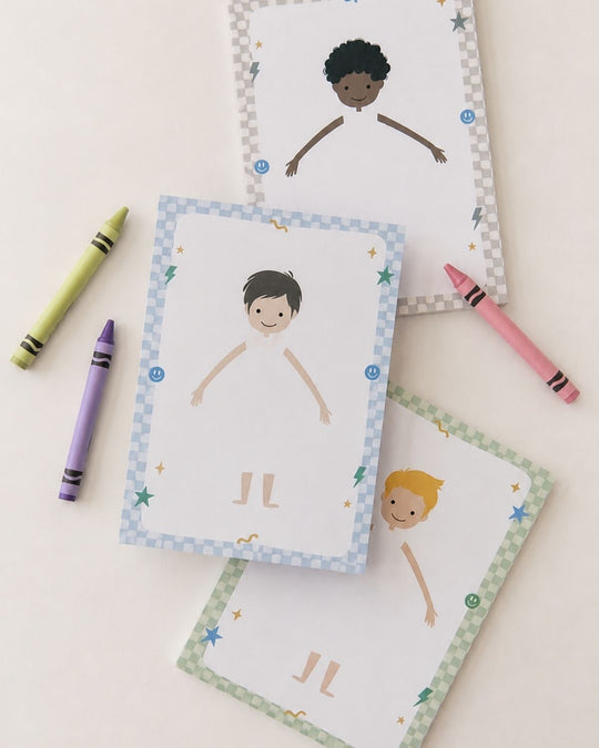Design-a-Doll Boys Pretend Play Notepad