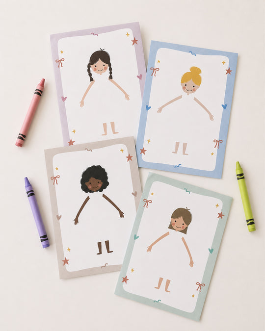 Design-a-Doll Girls Pretend Play Notepad