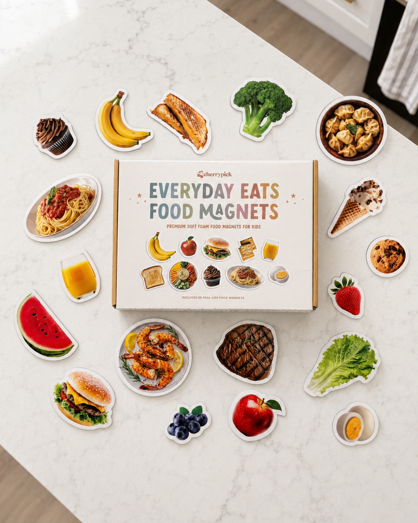 Everyday Eats Food Magnets (65 pc set)