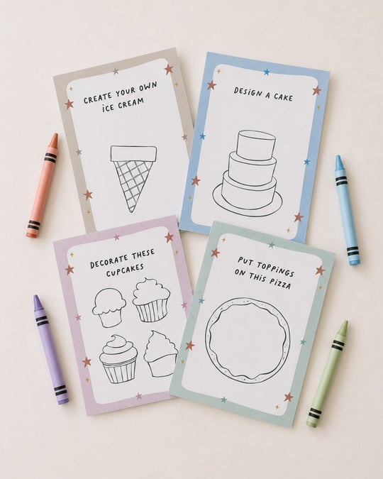 Foodie Fun Kids Pretend Play Notepad