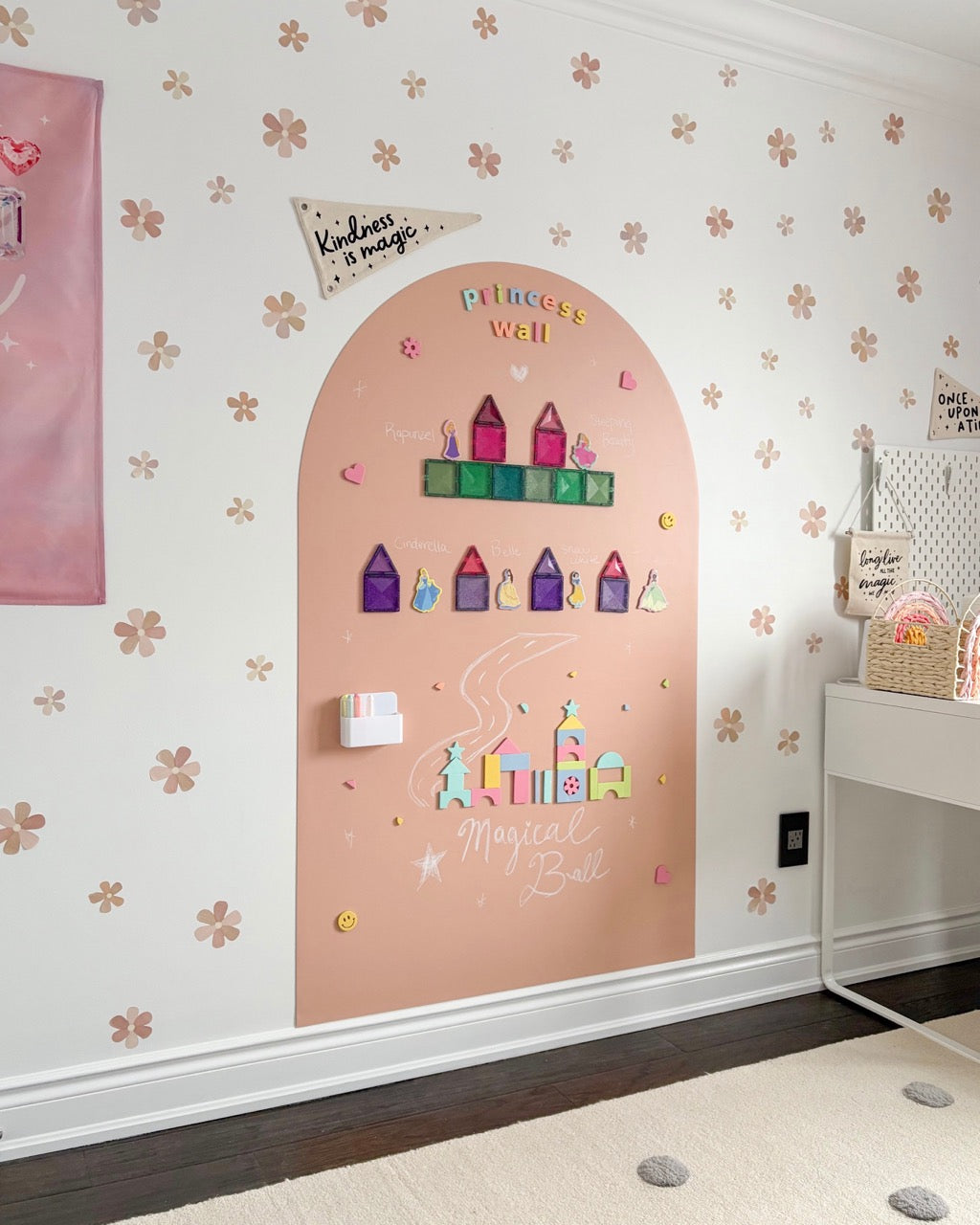 CONNETIX Glitter Castle Pack 48 pc - Magnetic Tiles