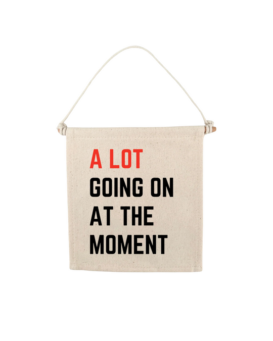 TS A lot Going On At The Moment Swiftie Canvas Hang Sign