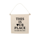 TS This Is Our Place Swiftie Canvas Hang Sign
