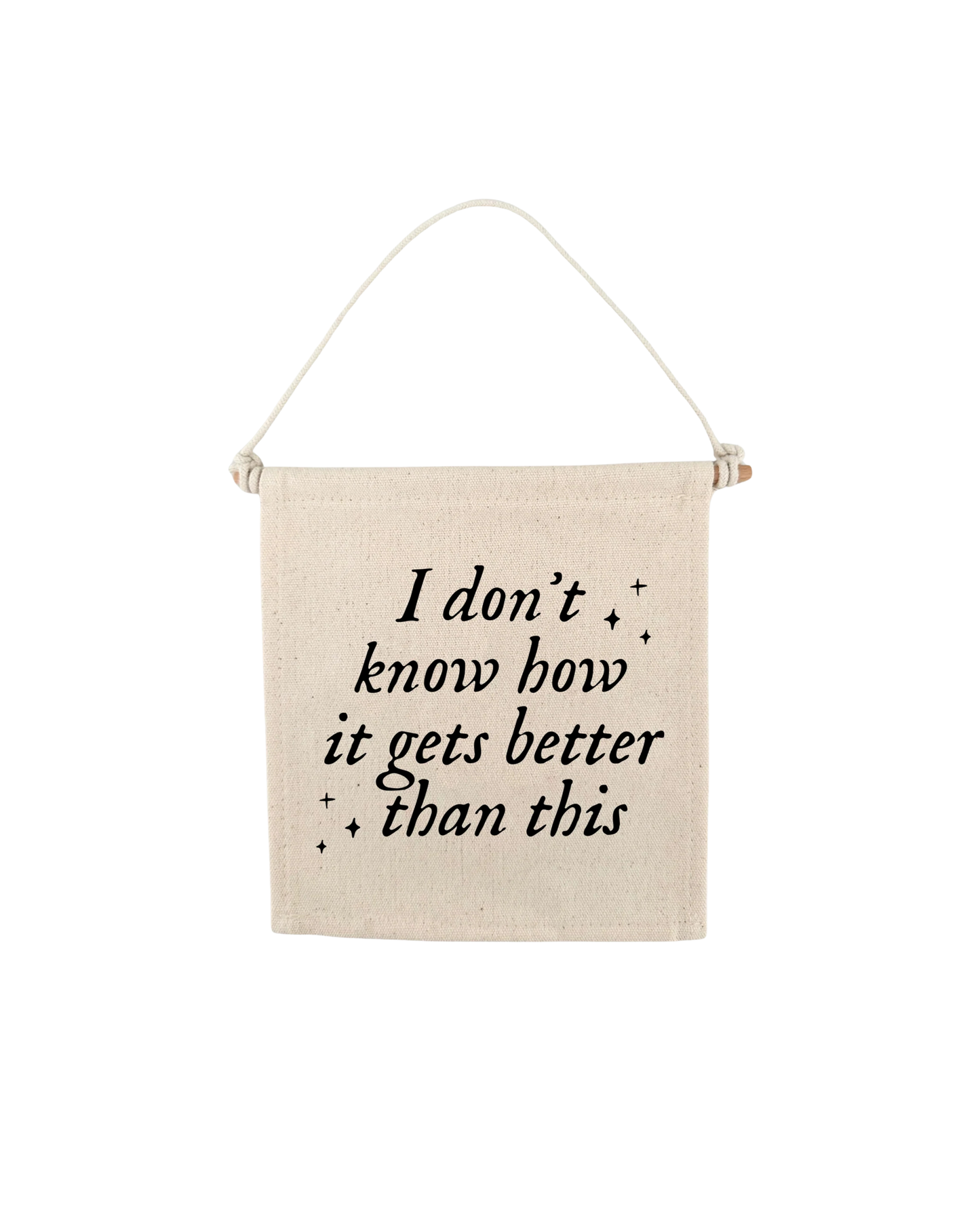 TS I Don't Know How It Gets Better Than This Swiftie Canvas Hang Sign