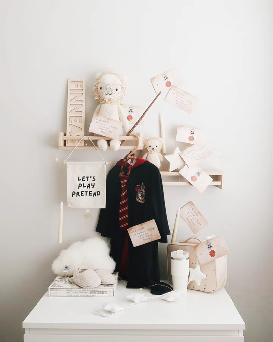 Let's Play Pretend Canvas Hang Sign