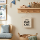 Little Man Cave Canvas Hang Sign