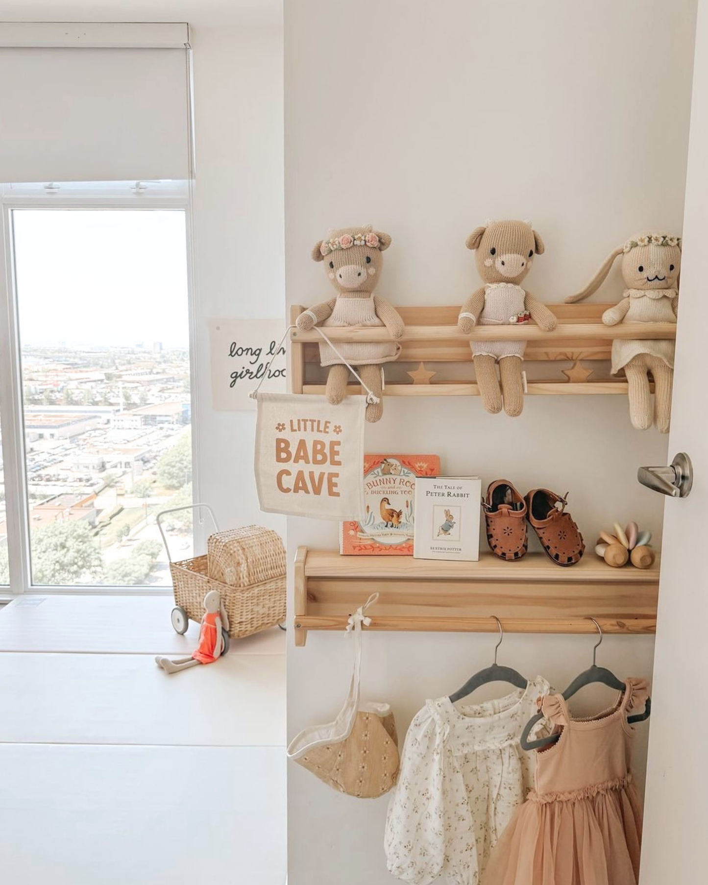Little Babe Cave Canvas Hang Sign