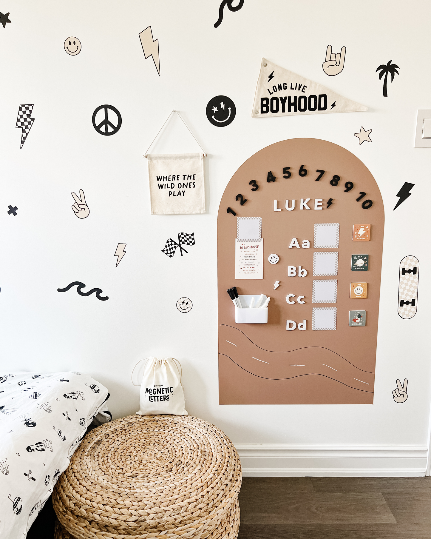 Where The Wild Ones Play Canvas Hang Sign