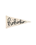 Ho Ho Ho Christmas Canvas Pennant Flag