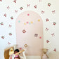 Peel & Stick Fabric Wall Stickers - Cherries & Bows