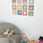 Peel & Stick Fabric Wall Stickers - Affirmation Squares