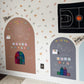 JUMBO Magic Playwall - Arch Magnetic Wall Decal for Kids