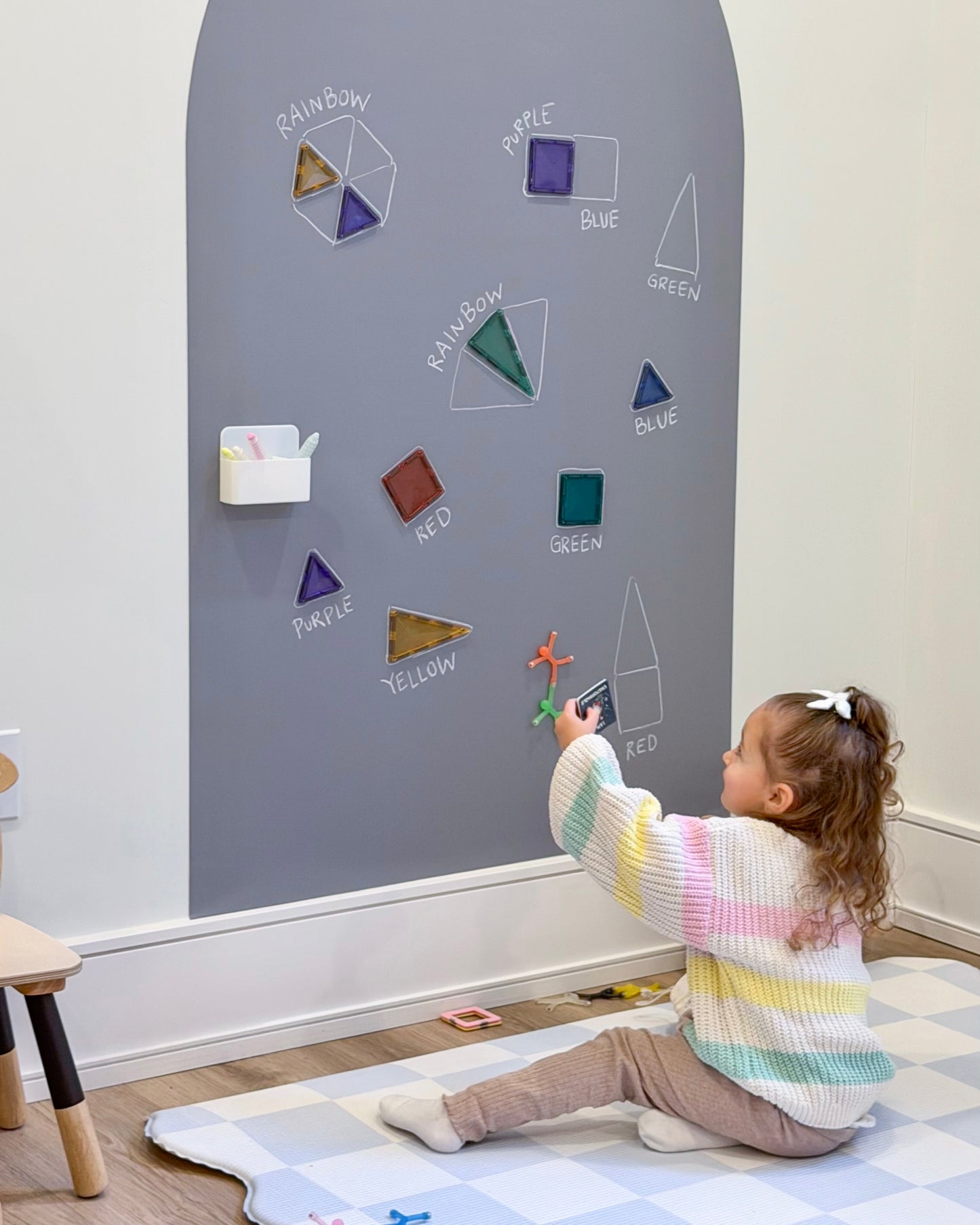 JUMBO Magic Playwall - Arch Magnetic Wall Decal for Kids