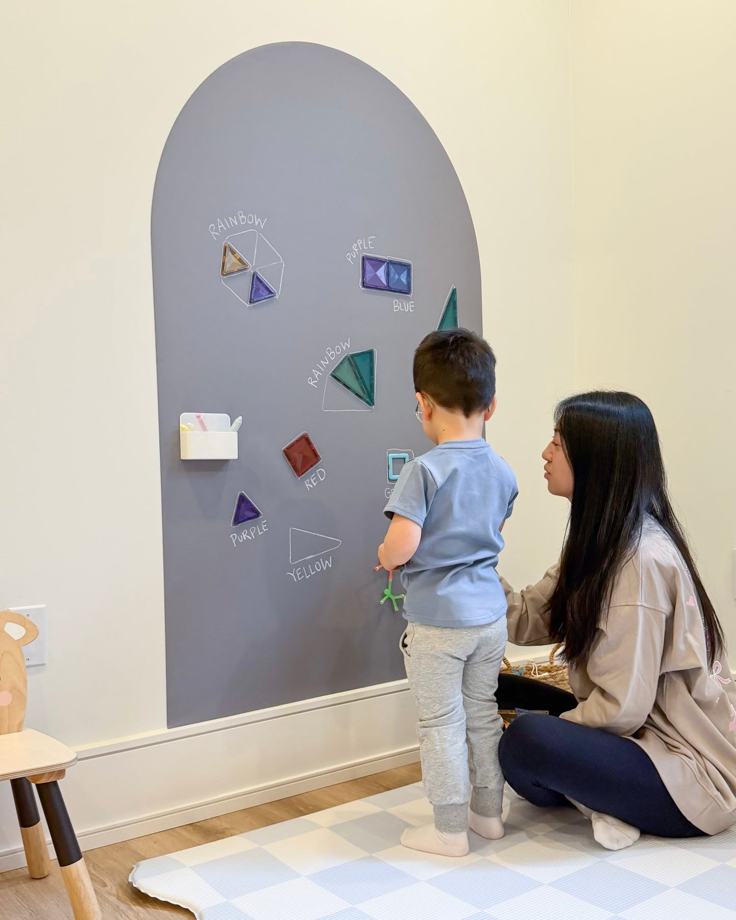 JUMBO Magic Playwall - Arch Magnetic Wall Decal for Kids