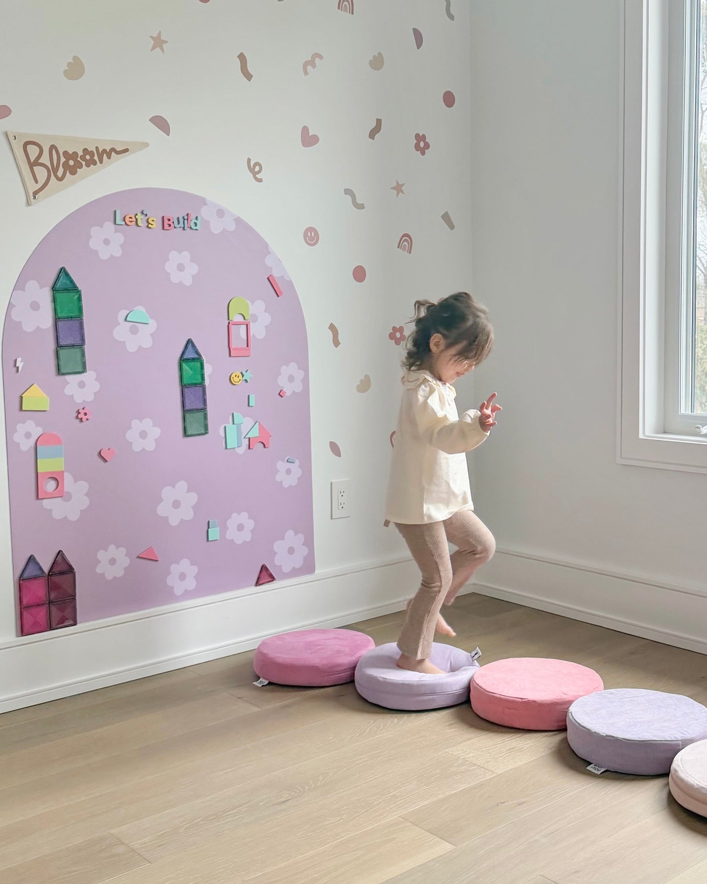 MEGA Magic Playwall - Arch Magnetic Wall Decal for Kids