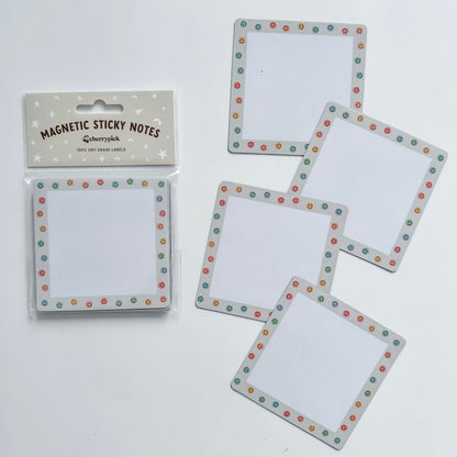 Magnetic Sticky Notes (10pc Dry Erase Labels)