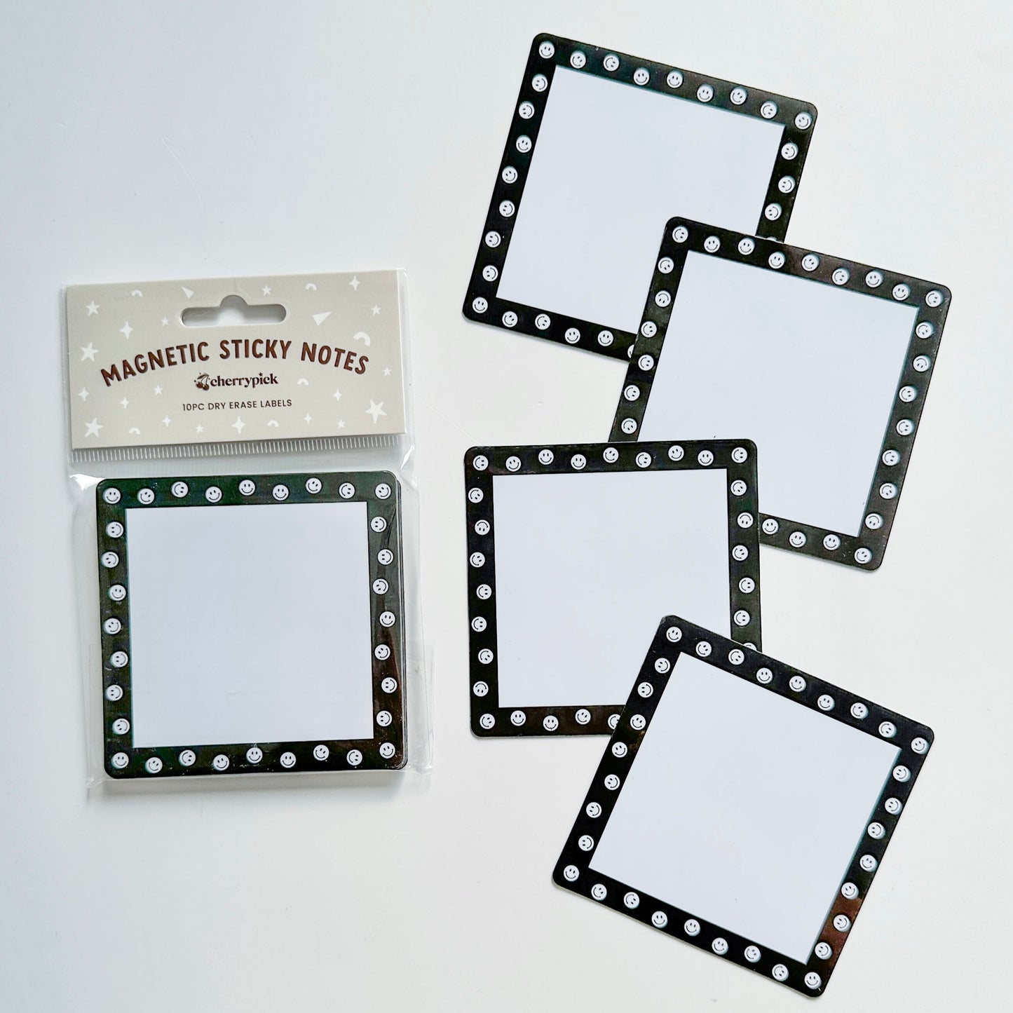 Magnetic Sticky Notes (10pc Dry Erase Labels)