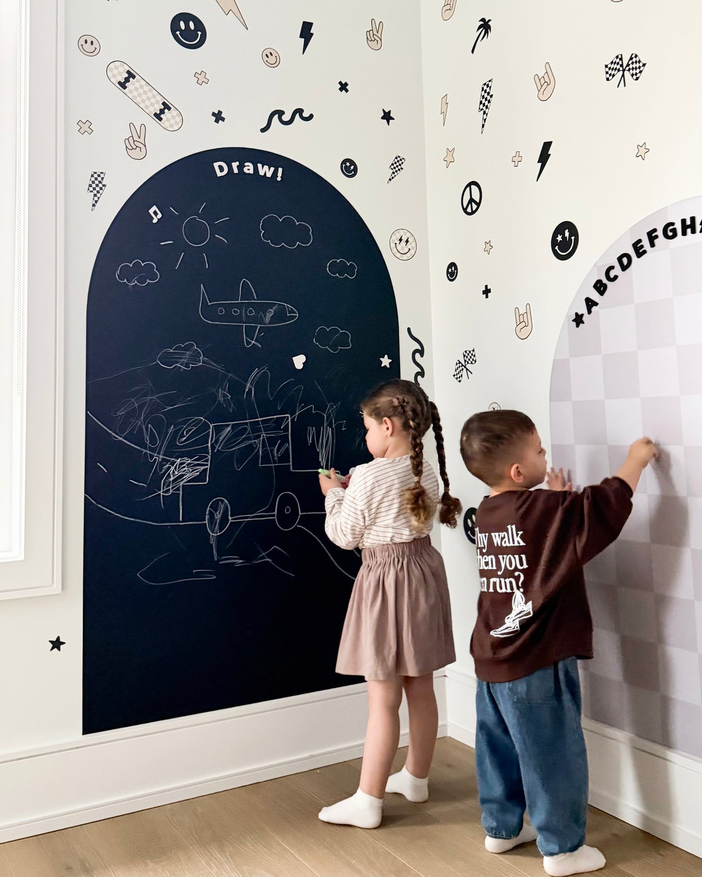 JUMBO Magic Playwall - Arch Magnetic Wall Decal for Kids